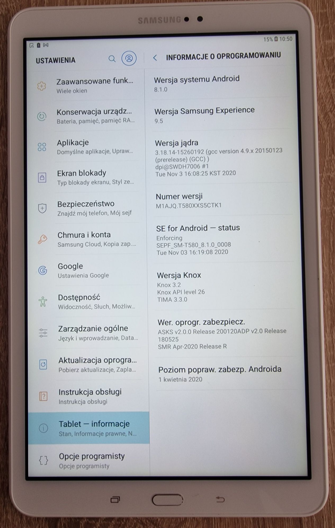 Tablet Samsung Galaxy Tab A6