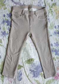 Spodnie tregginsy i pasek H&M r. 92cm 1,5-2 lata