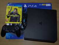 PS4 slim 500 Gb + Cyberpunk