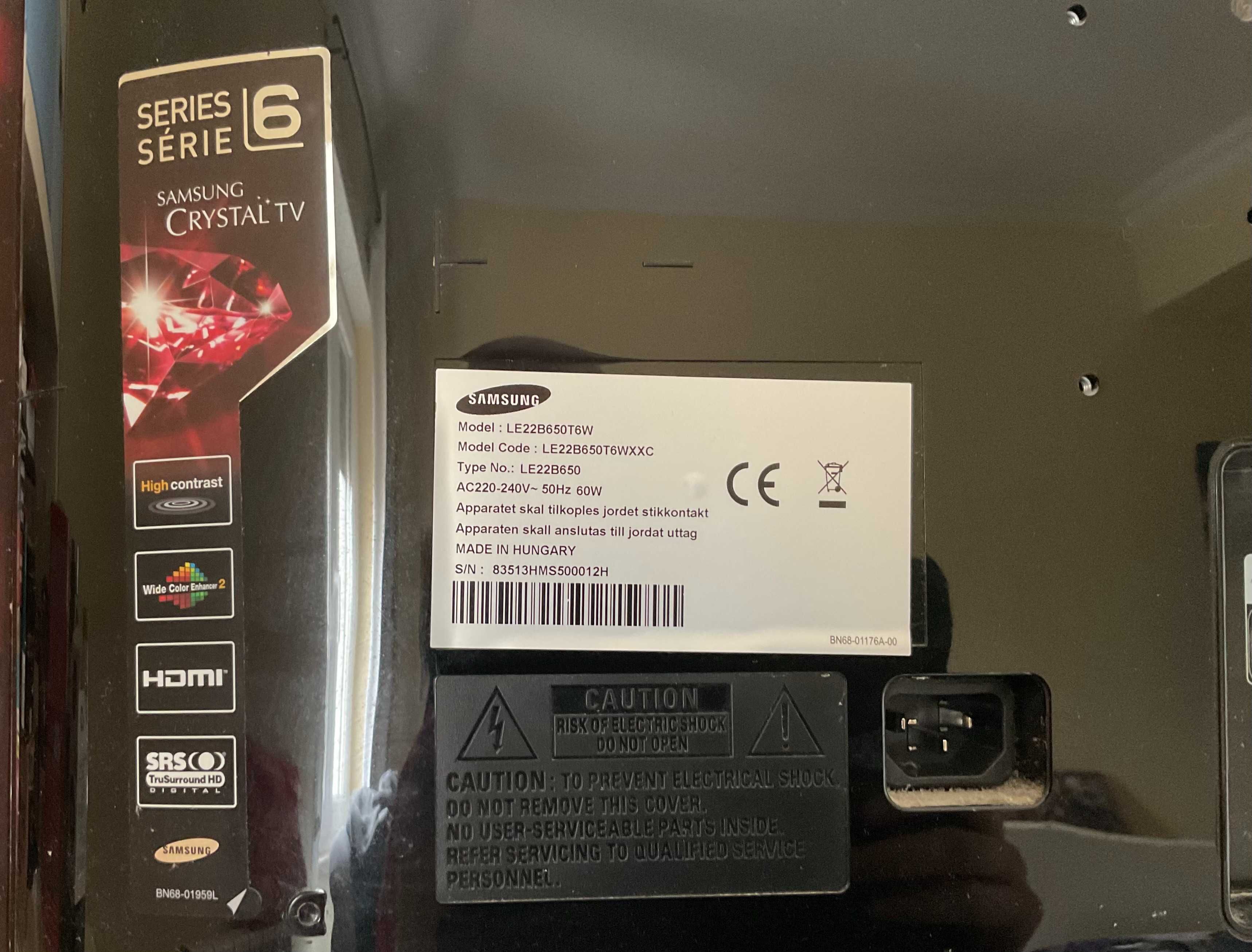 Televisão Samsung 22 Polegadas em bom estado+ comando