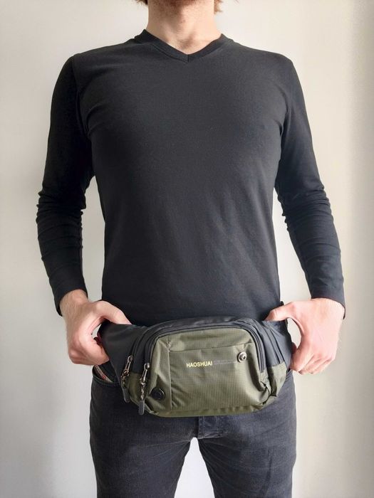 371 Сумка на пояс бананка