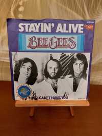 Bee Gees Stayin Alive, If i cant Have You płyta winylowa  singiel