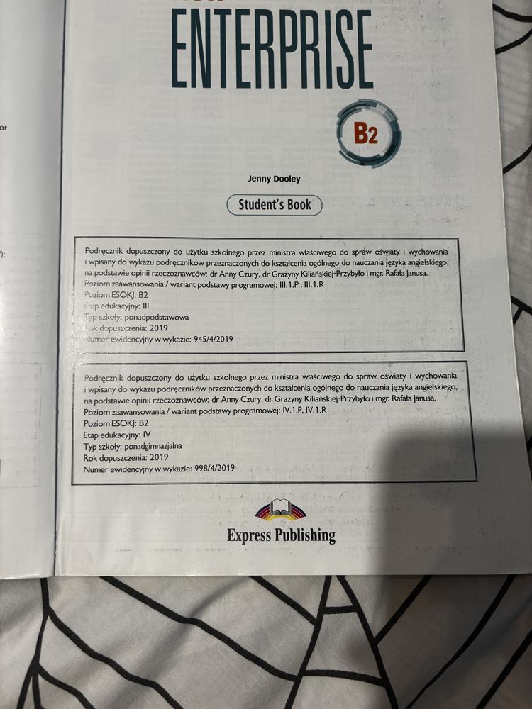 Podręcznik New enterprise B2