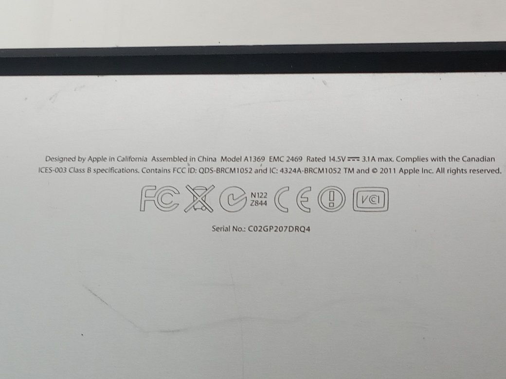 MacBook Air "A1369"