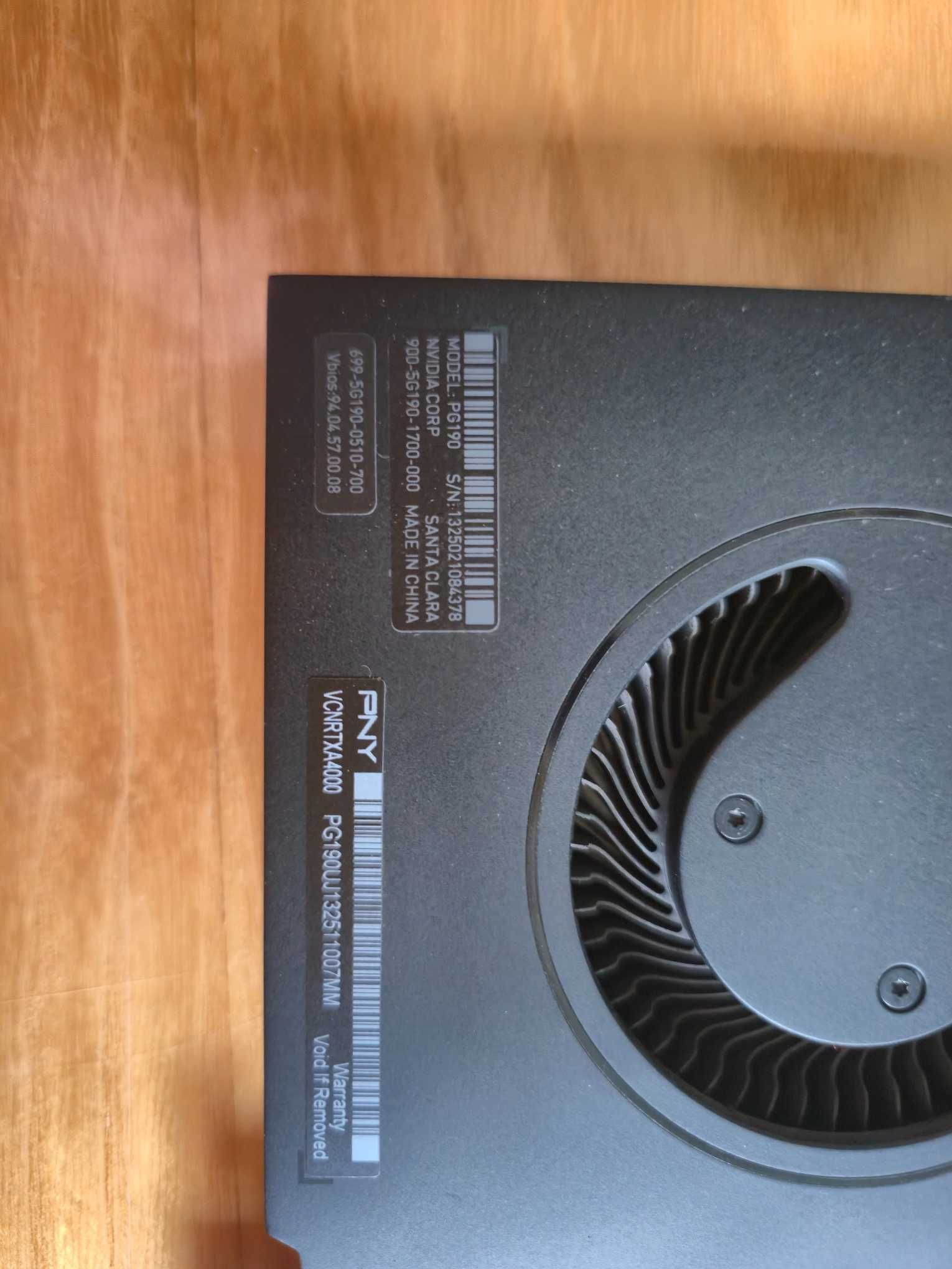 Karta Graficzna RTX A4000 PNY
