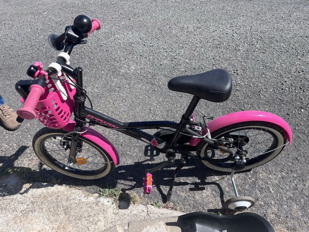 Bicicleta de menina 4-6 anos 500 spy hero 16 polegadas