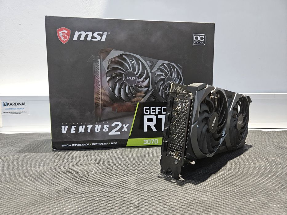 Msi rtx 3070 ventus 2x OC como nova