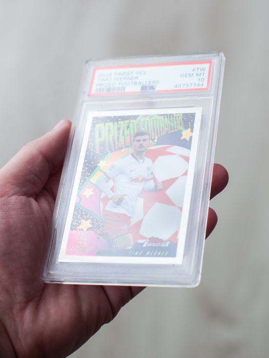 2019 Timo Werner Topps Finest UCL Prized Footballers Carta