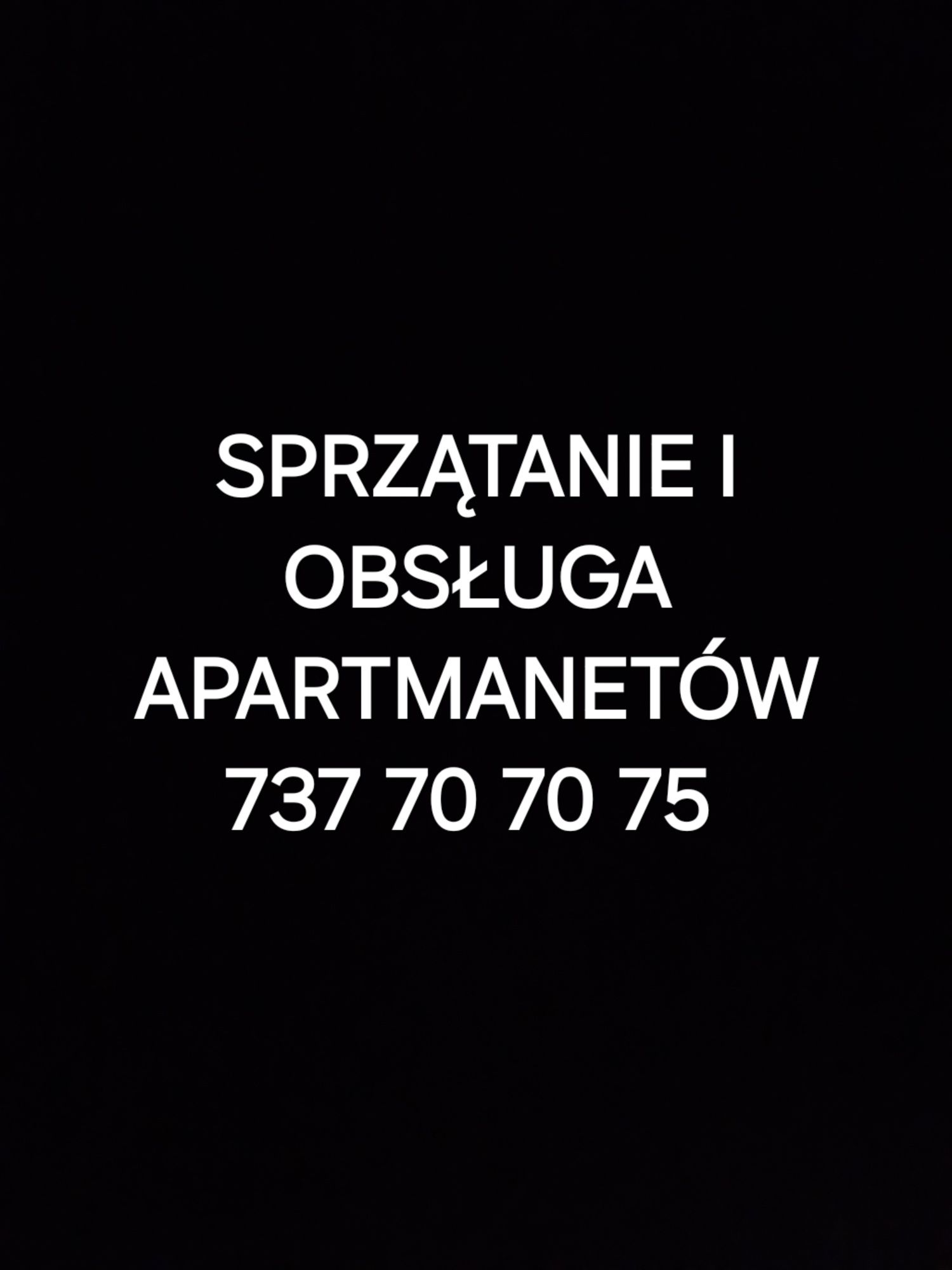 Sprzątanie i obsługa techniczna całoroczna apartamentów domów mieszkań