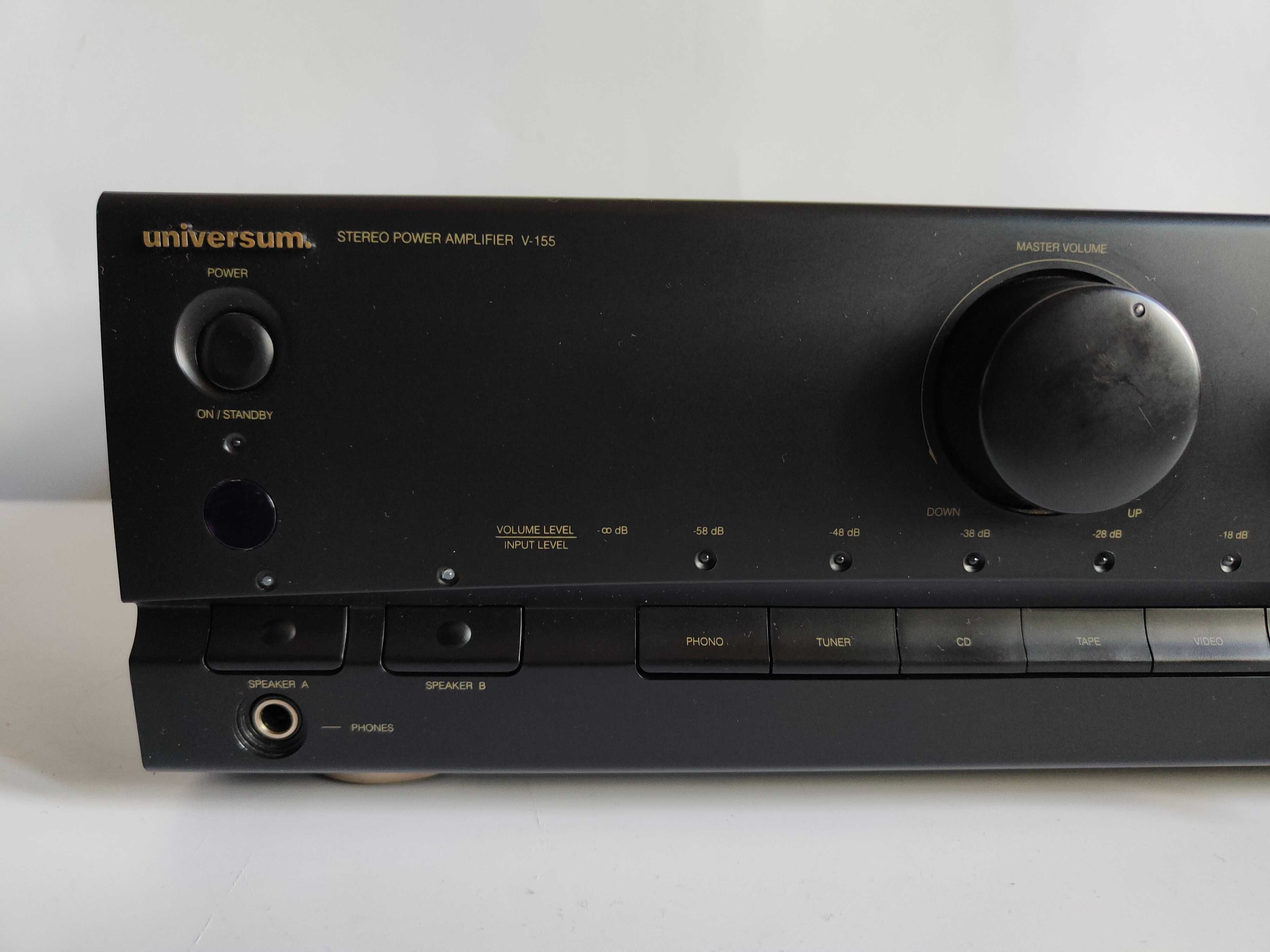 Wzmacniacz stereo Universum V-155 uszkodzony