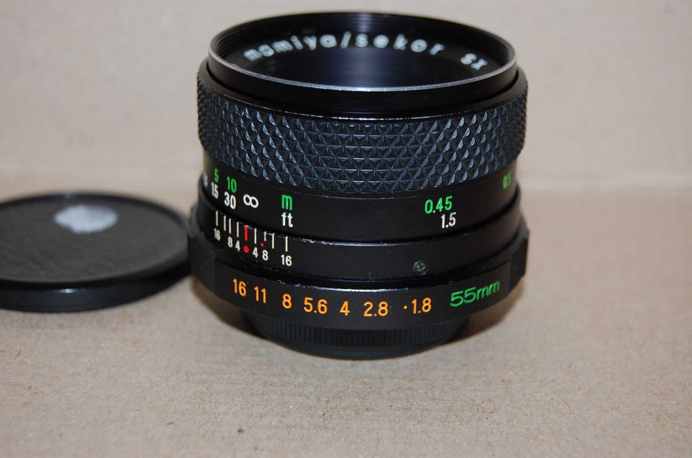 Об'єктив Yashica ML75-150 F4.0 Auto Mamiya Sekor SX 55mm f1.8