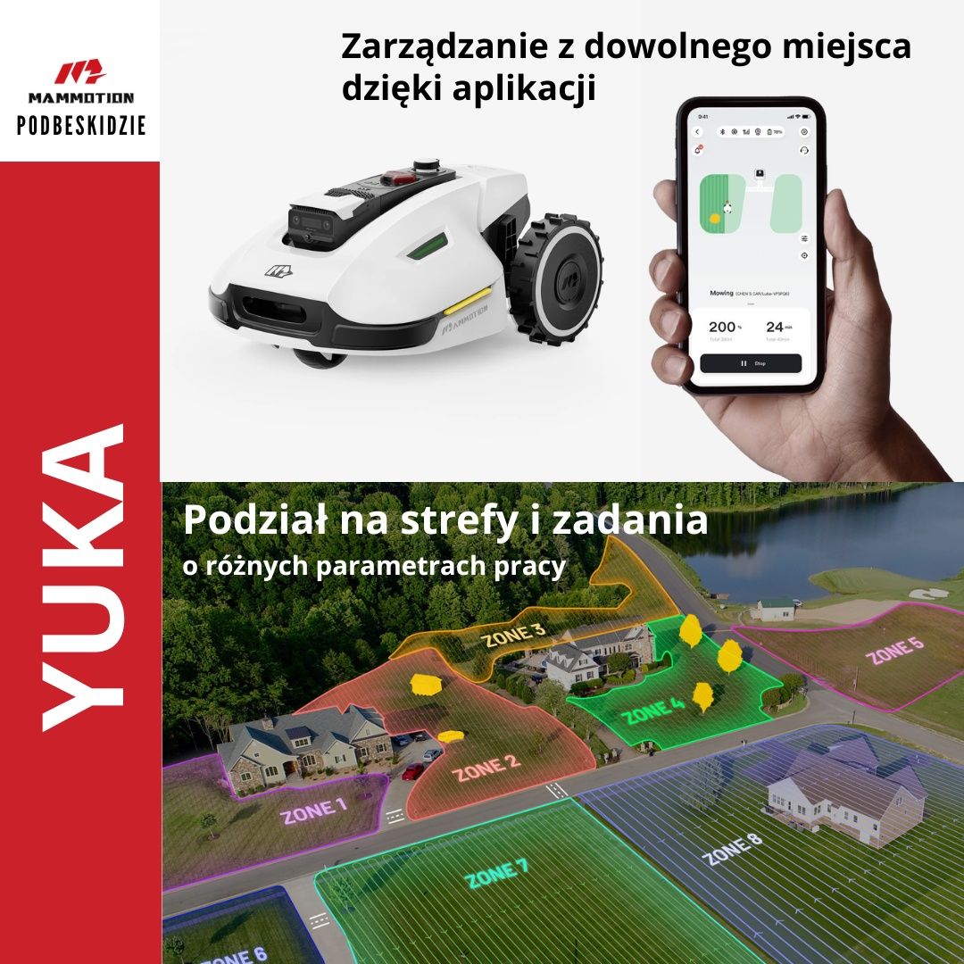 Robot koszący GPS Mammontion YUKA 2000 raty 0%