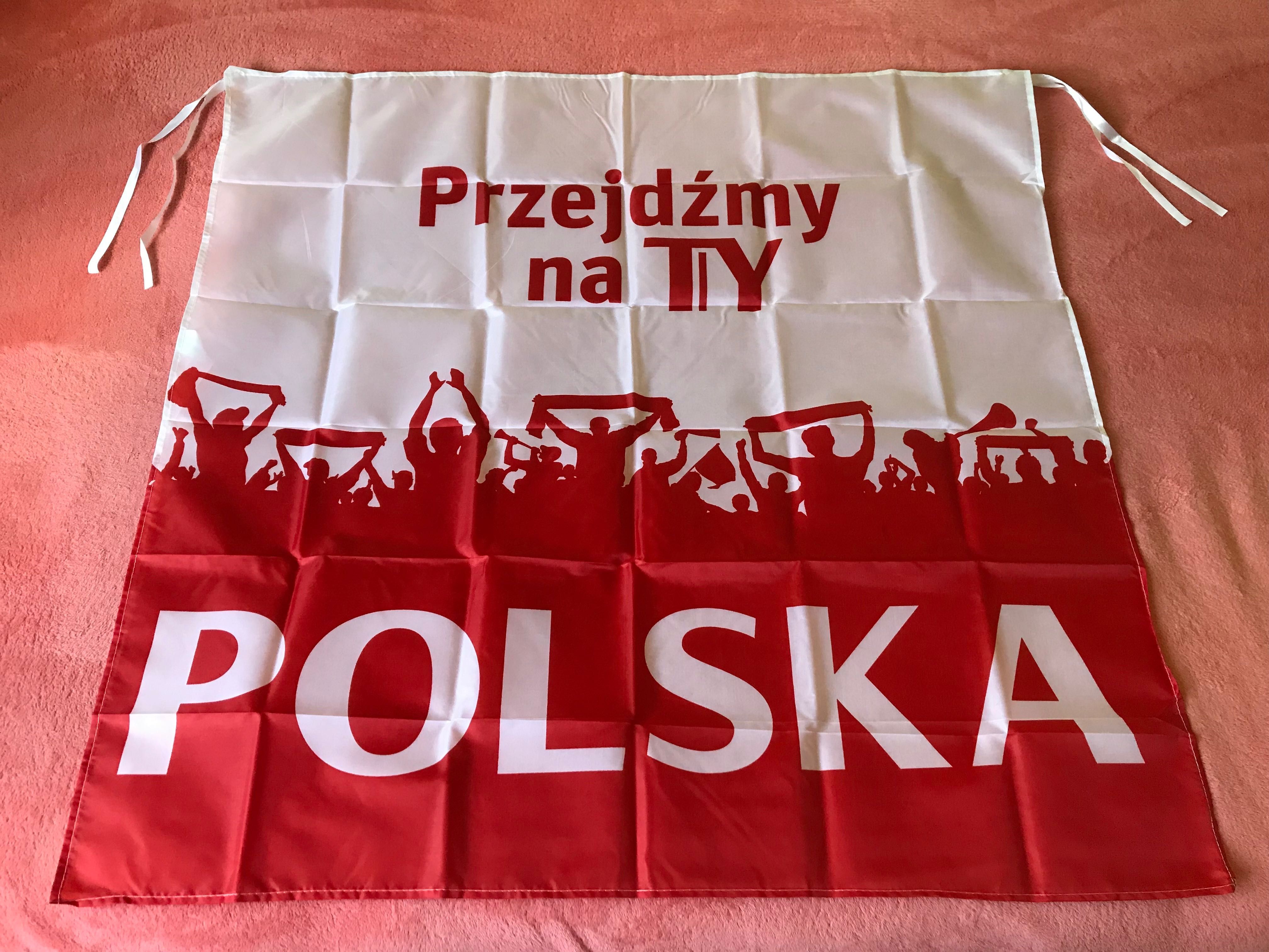Flaga Tyskie 90x90 cm Polska