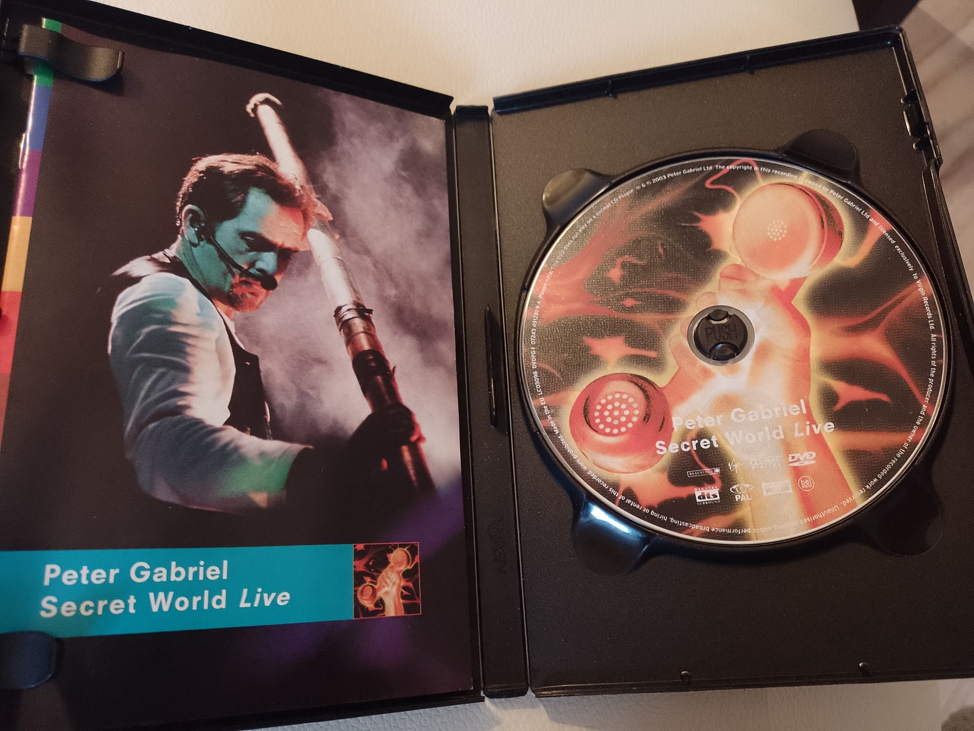 Peter Gabriel Secret World Live dvd