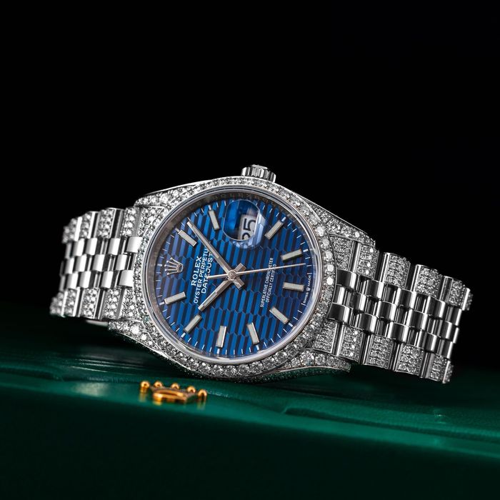 Rolex Datejust 36 blue fluted motif