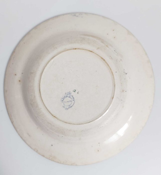 2 Pratos Antigos Azuis