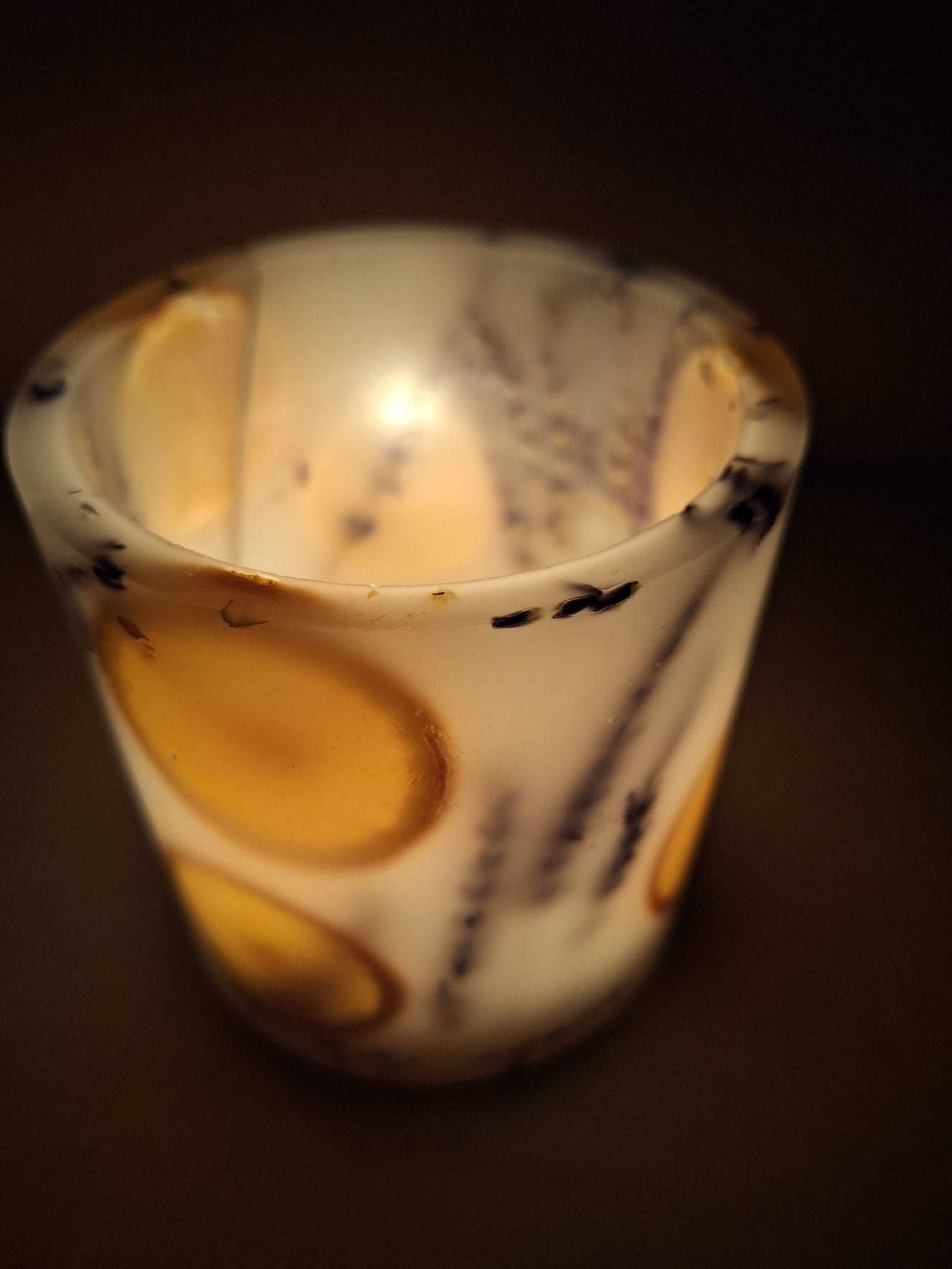 Dekoracyjny lampion botaniczny/ osłonka na tealight