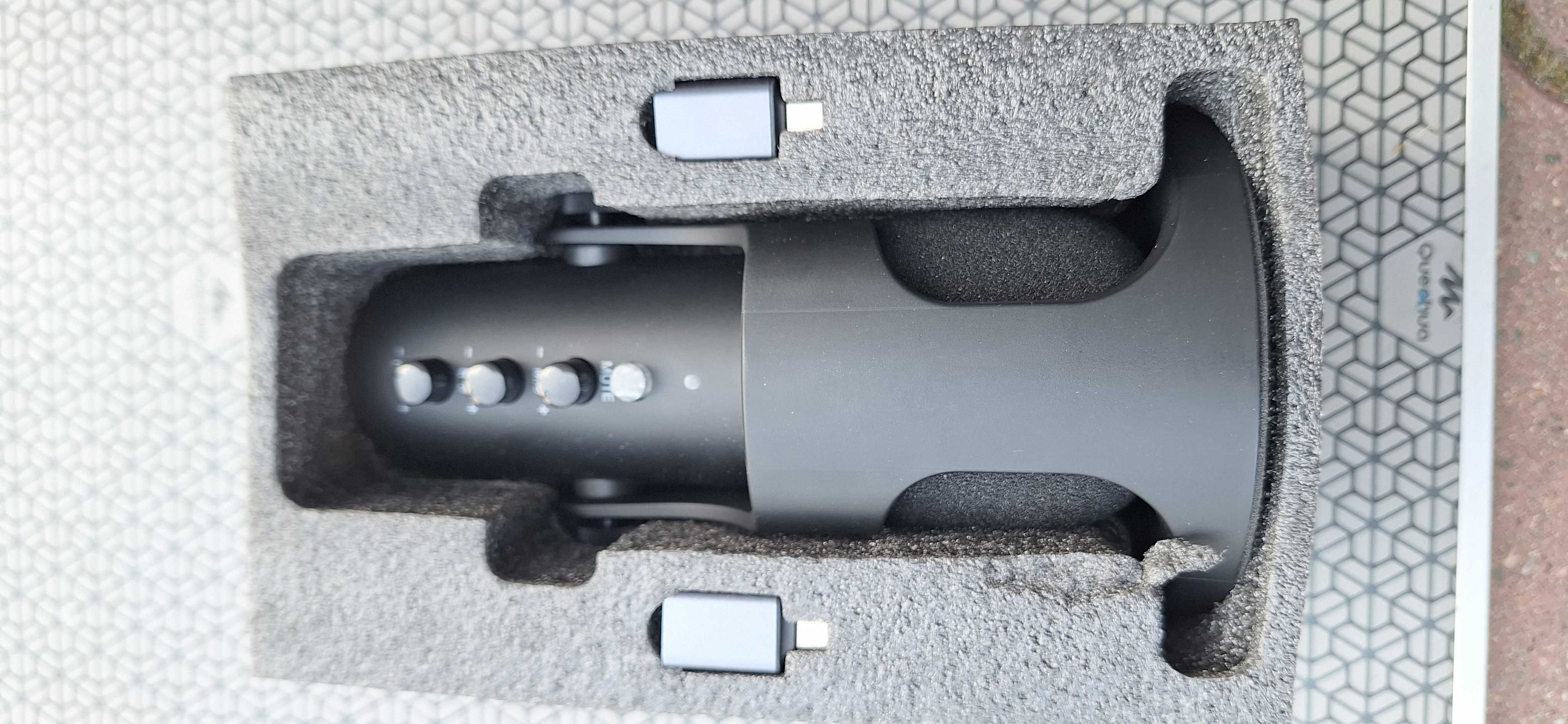 Mikrofon ZealSound K66 USB do gier nagrywania streamingu czarny