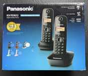2x Telefon bezprzewodowy Panasonic KX-TG1612JTW