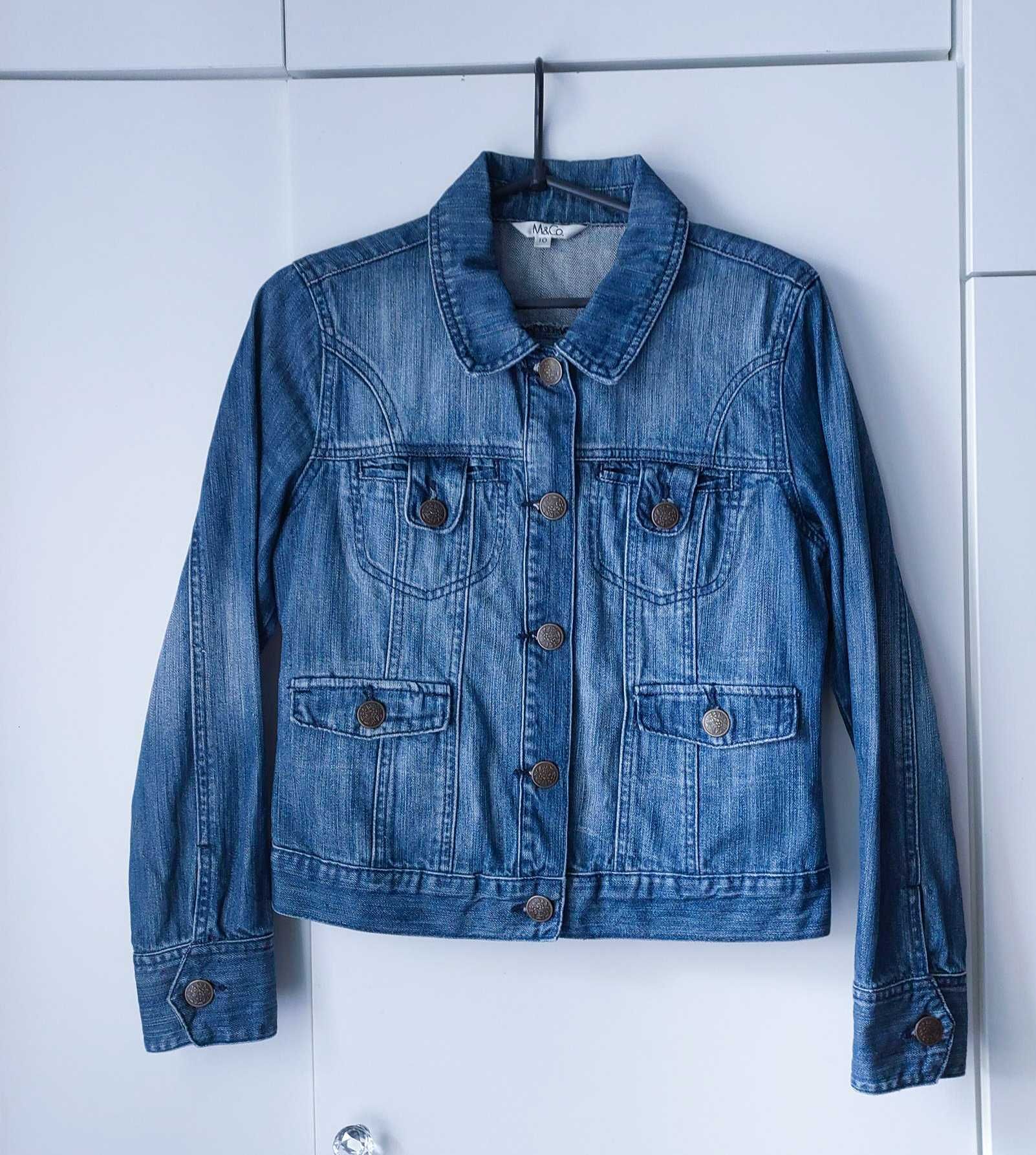 M&Co kurtka jeans marynarka żakiet r.10/38