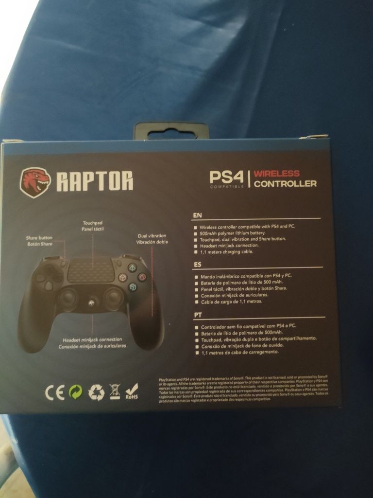 Comando compatível PS4 novo