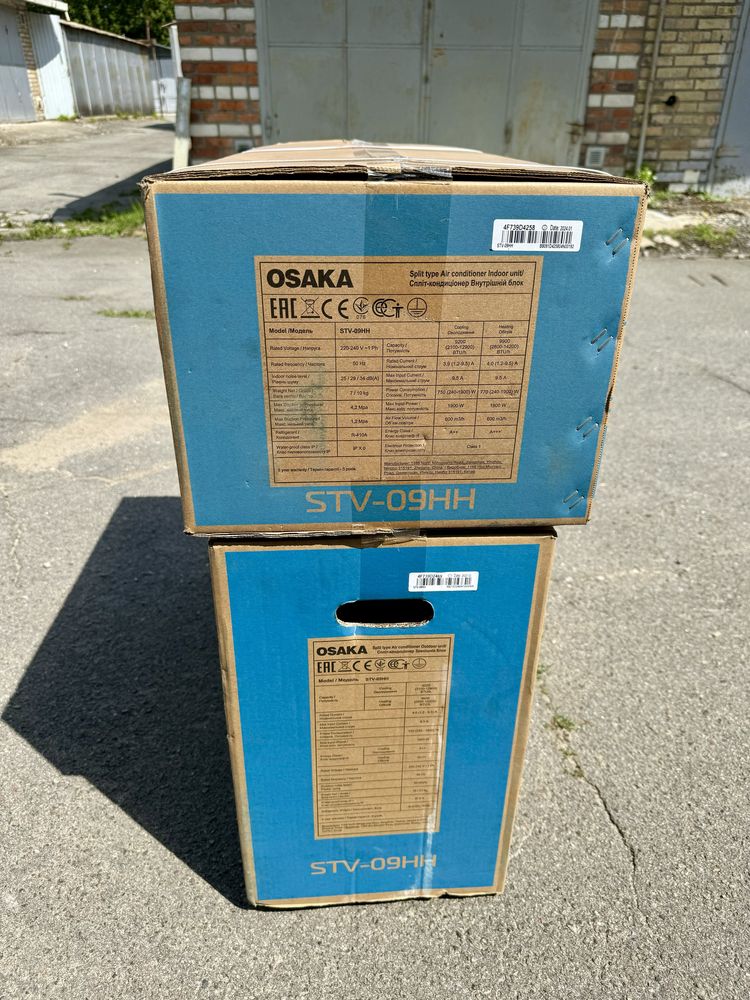 Продам новый инверторный кондиционер Osaka STV-09HH Elite