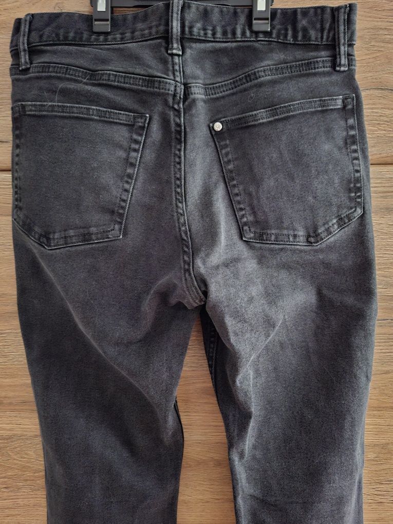 Czarne spodnie męskie, H&M rozm. 30/32