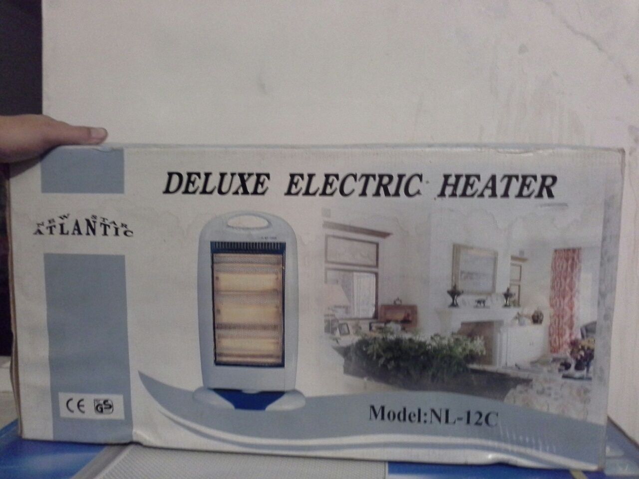 Обогреватель галогенный инфракрасный DELUXE Electric Heater Atlantic