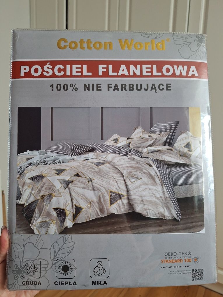 Nowa pościel flanelowa 160x200