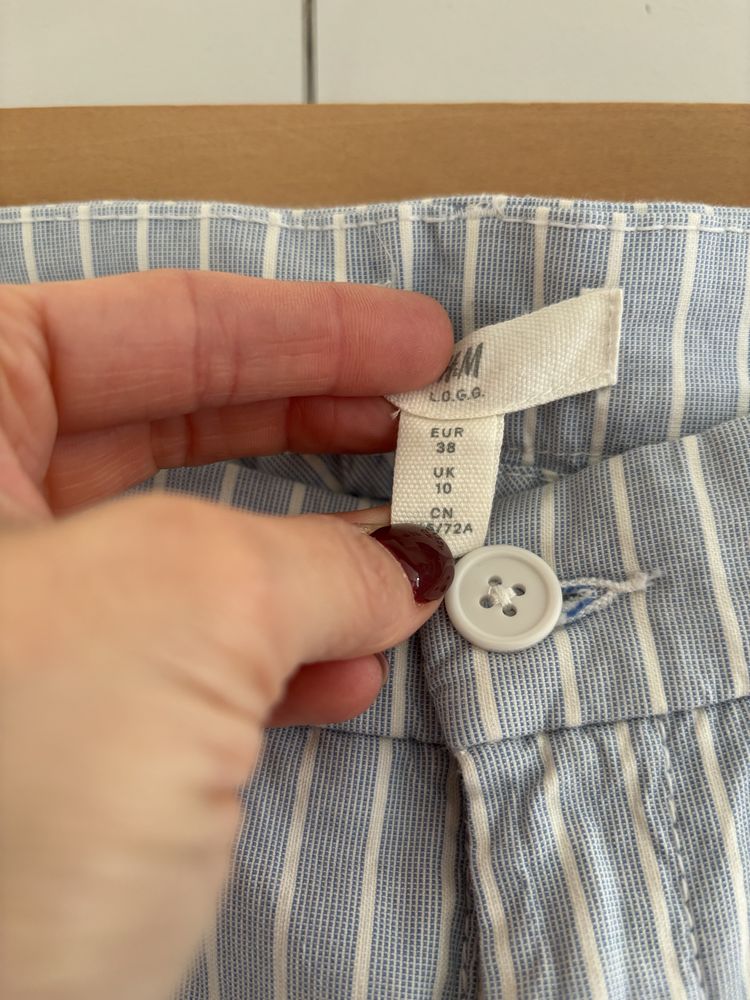 HM letnie spodnie w prążki NOWE bez metki