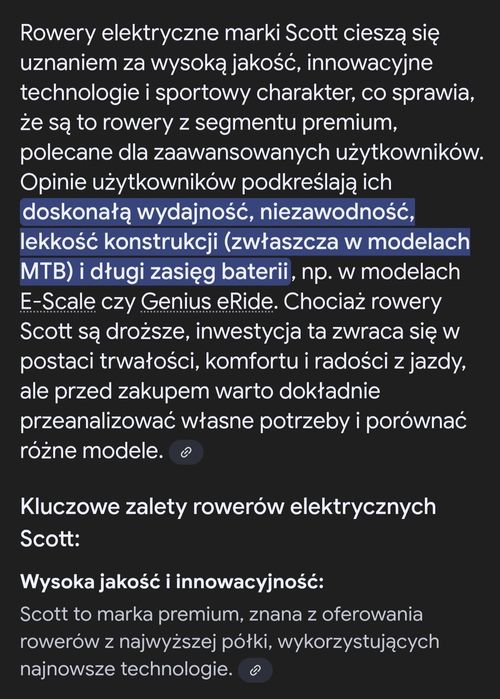 Rower elektryczny Scott e-spark 720 fully