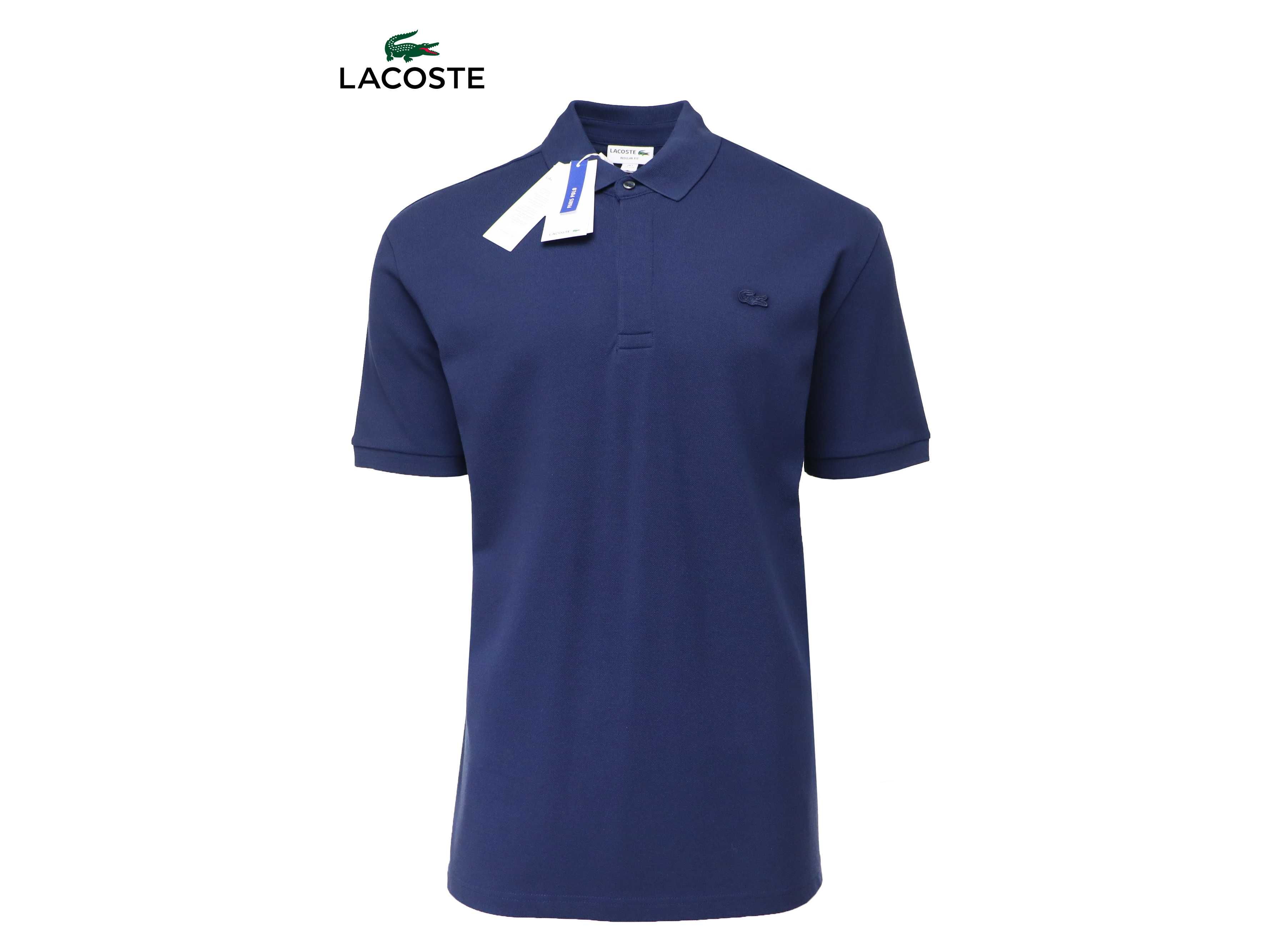 Чоловіча   Нова синя поло футболка Lacoste [  S-M ]