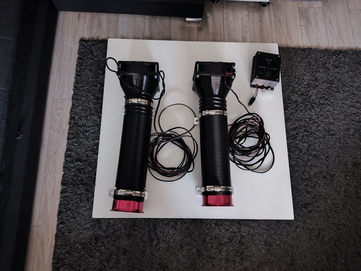 Ruchomy fotel 2dof, basshaker, simracing, fanatec, thrustmaster, moza