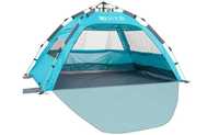 Dewur Namiot plażowy typu Pop Up dla 2-4 osób, UPF 50+ wodoszczelny