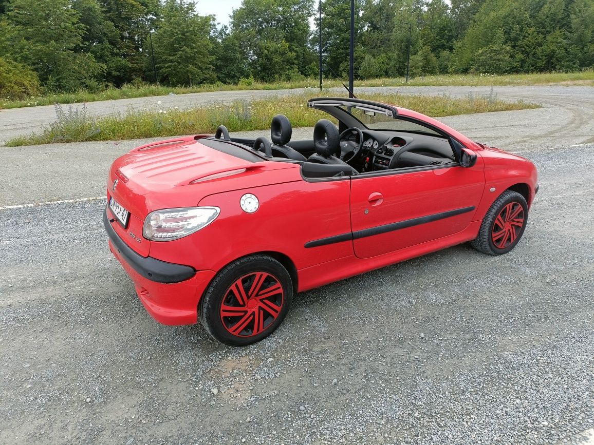 Peugeot 206 CC Cabrio 1.6 Automat klimatyzacja niski przebieg