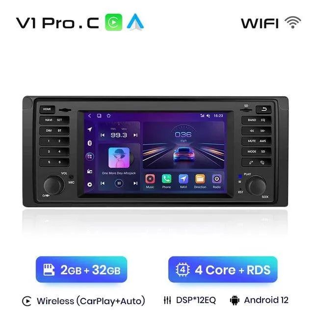 Radio nawigacyjne BMW 5 E39 X5 E53 1996 - 2003, 2GB / 32GB