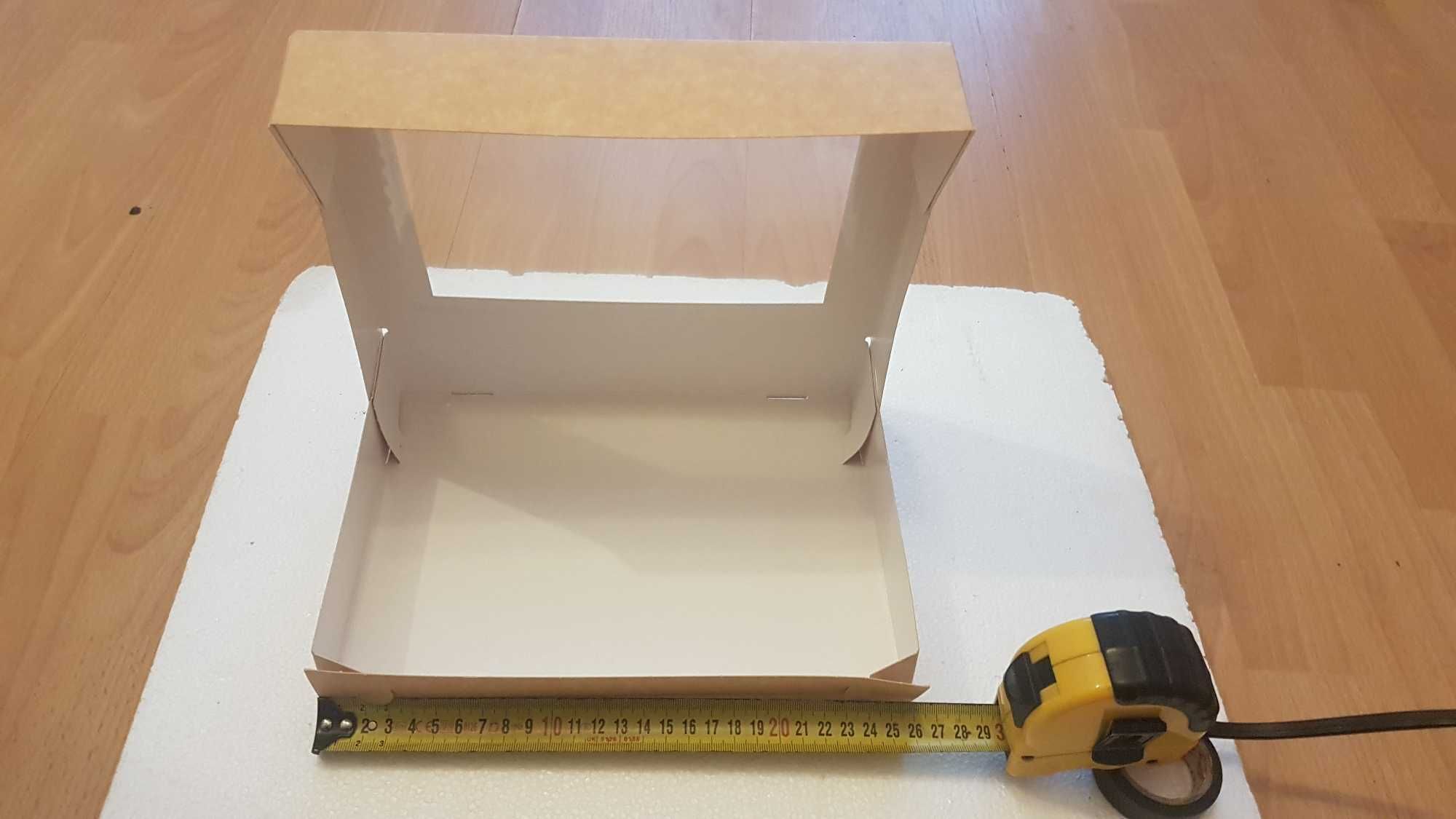 Pudełko na sushi ciastka 32x32x5 cm opakowanie z Box4sushi 37 szt