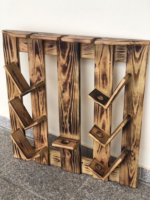 Garrafeira feita em paletes