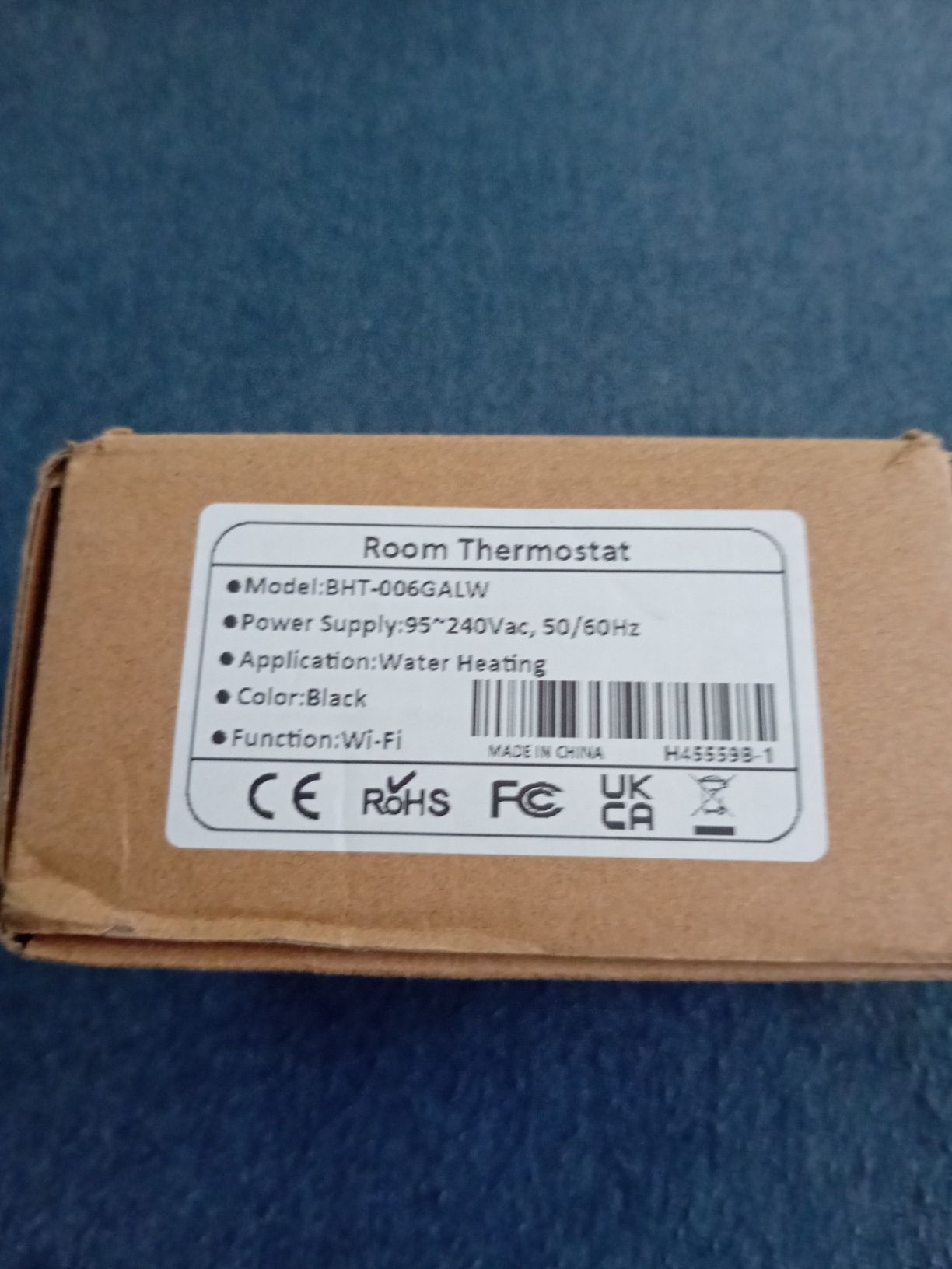 Termostat WiFi BHT-006GALW do ogrzewania wodnego | nowy