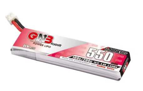 Акумулятор, АКБ: GAONENG GNB 1S Lipo 3.8V HV 550mAh 1S, Mobula