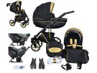 WÓZEK DZIECIĘCY Fabero Gold 2W1 + Adaptery Maxi Cosi Cybex Aton I-SIZE