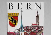 Bern Berno Suisse Switzerland Schweiz plan miasta 1979 Krótkie zwiedza