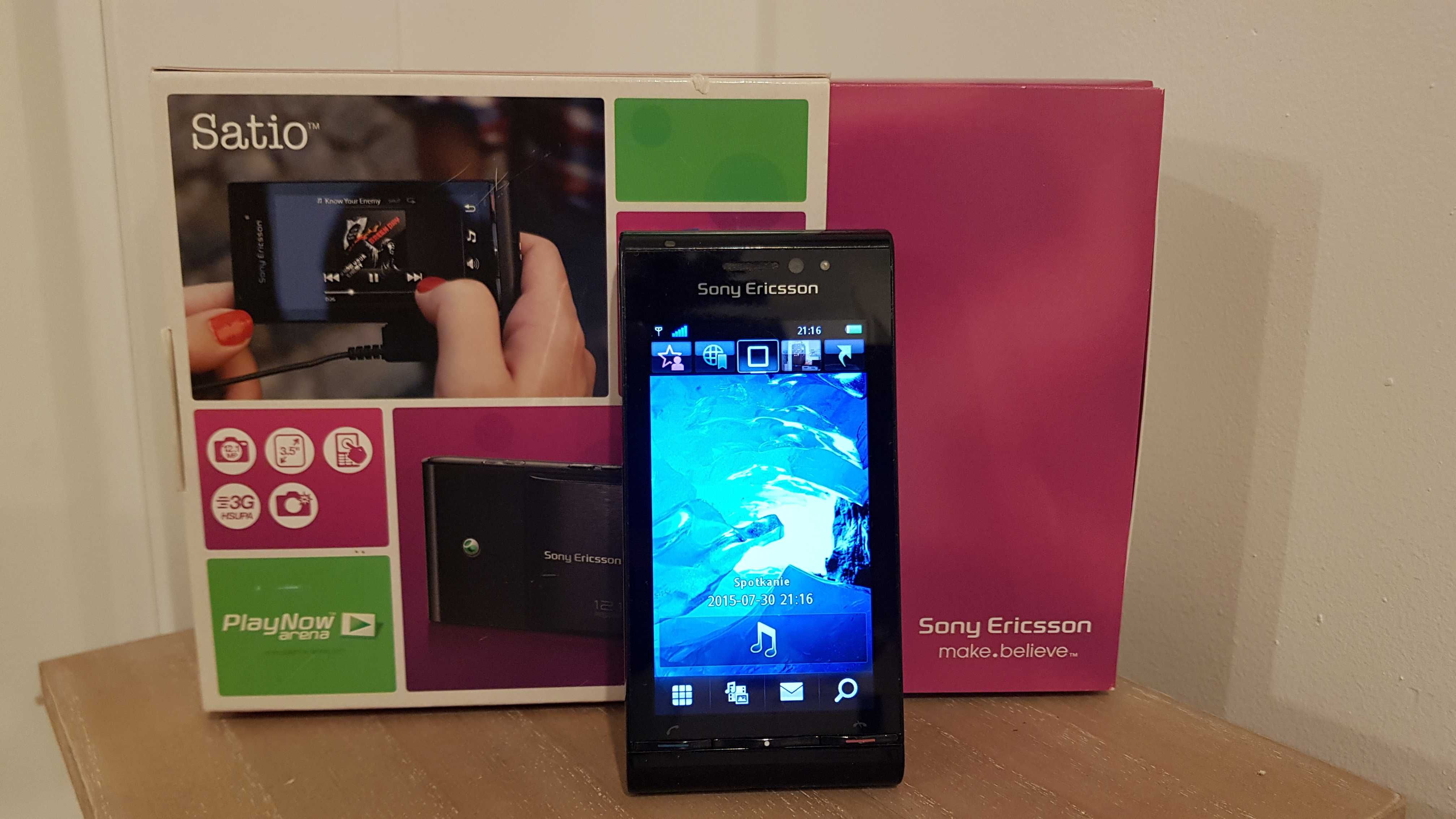 Sony Ericsson Satio U1i Black 3.5" TFT 12Mpx Symbian OS