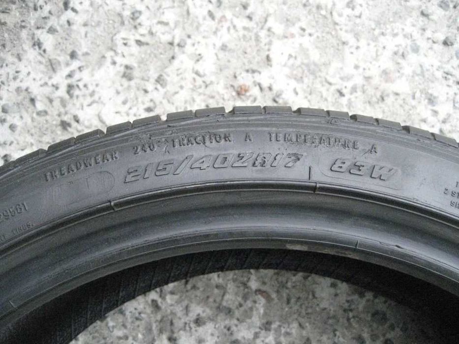 215/40 R17 83W Goodyear Excellence літо 2 штуки шини бу