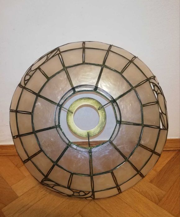 Stary klosz z masy perłowej - Retro Vintage