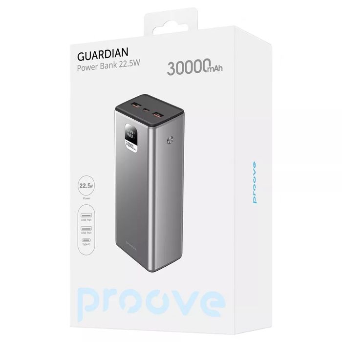 Портативна Батарея Proove Guardian 22.5W 30000mAh