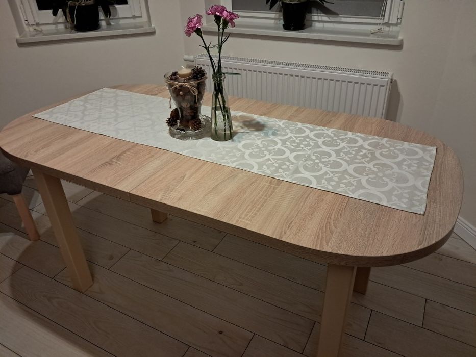 Stół 160x80 + krzesła