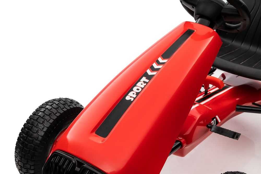 Czerwony Gokart na Pedały G208/TYLKO WYSYŁKA