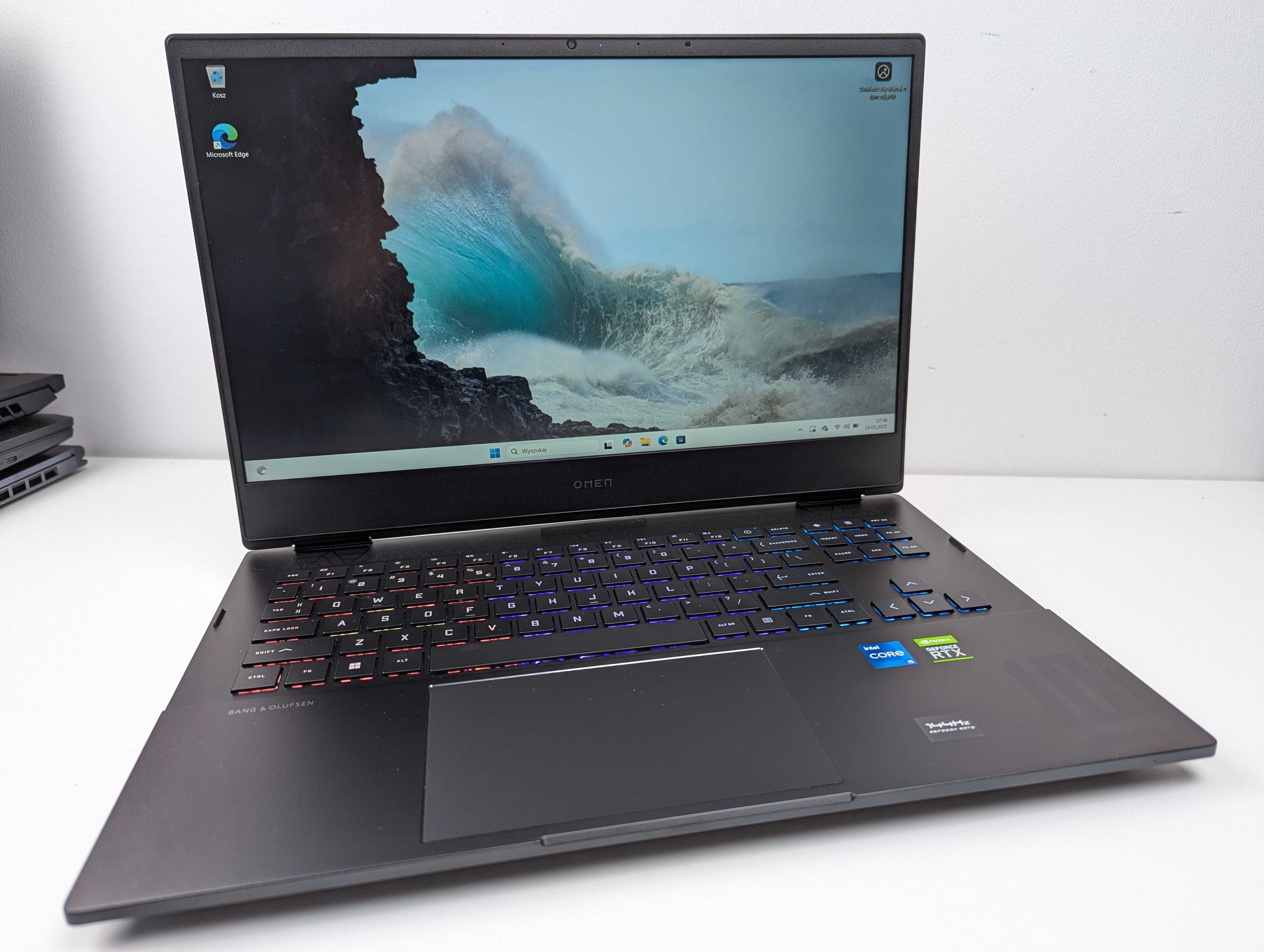 LAPTOP GAMINGOWY HP Omen RTX 3050 Ti Intel i5-12500H 144 hz 16 cali