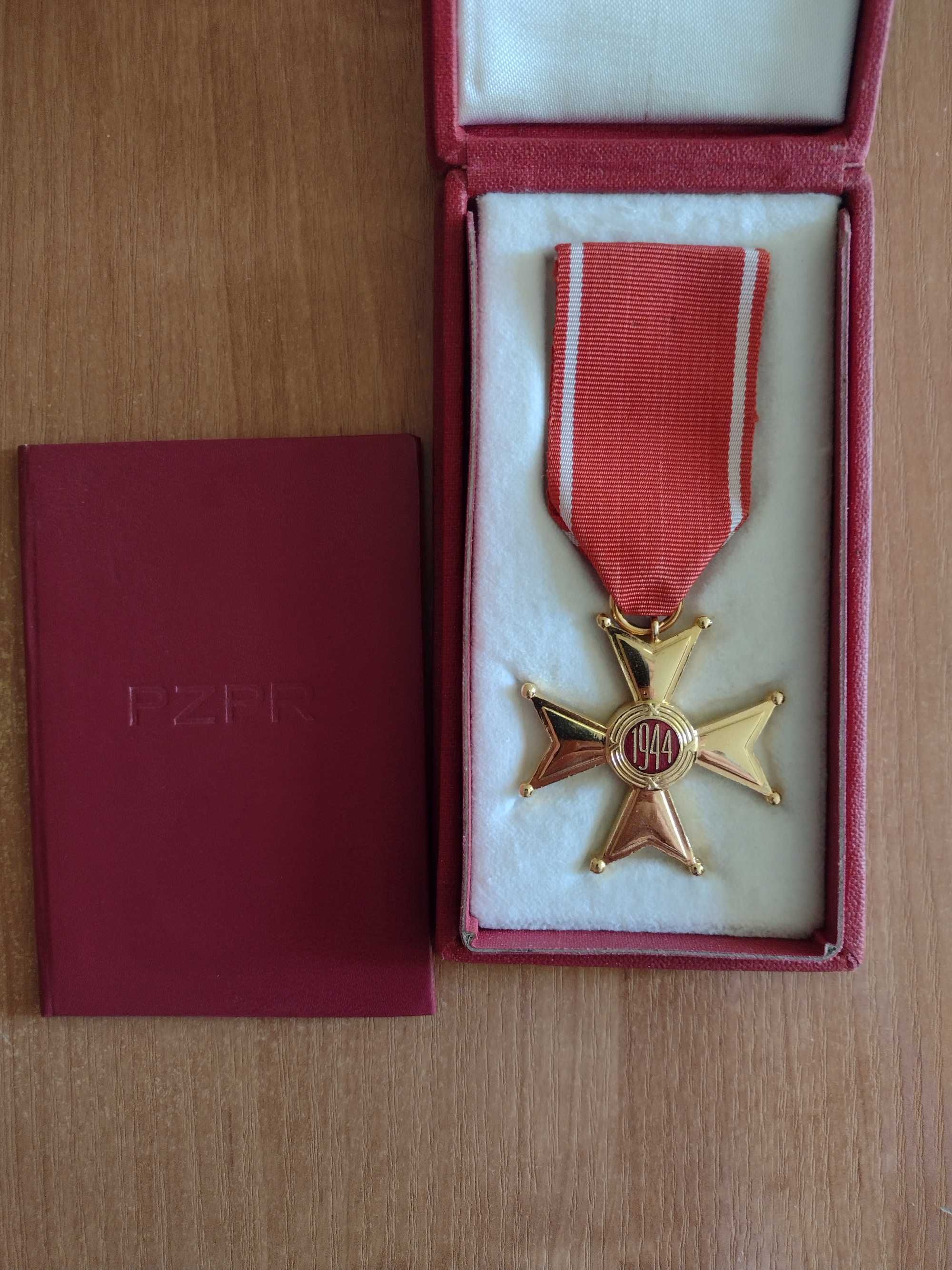 Medal wraz z legitymacja PZPR